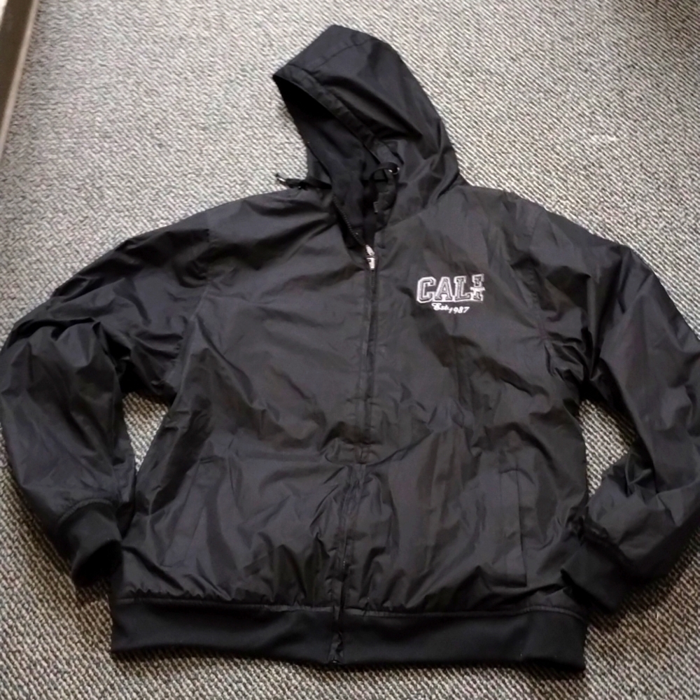 Rock Revolution black bomber hoodie reversible  Sz XL Excellent condition